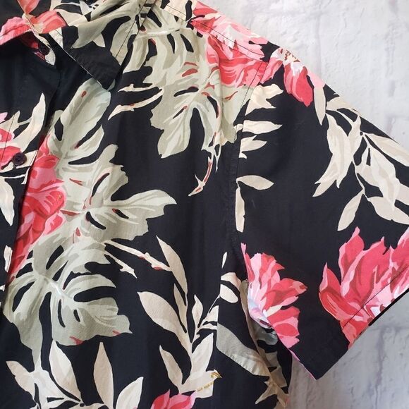 VICTORIA JONES Sequin Embellished Floral Button-down Shirt Vintage - Picture 4 of 6